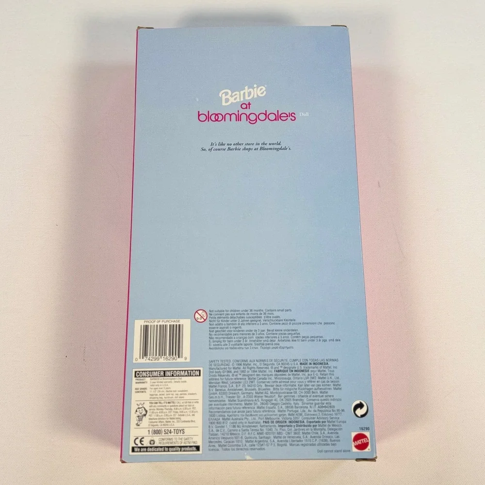 Mattel Barbie at Bloomingdale's Special Edition Doll 16290 Vintage 1996 NIB